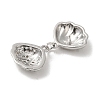 Rhodium Plated 925 Sterling Silver Charms STER-M114-01P-2