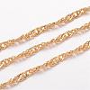 Ion Plating(IP) 304 Stainless Steel Singapore Chains CHS-K004-14G-0.3mm-1
