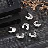 Letter Slider Beads for Watch Band Bracelet Making ALRI-O012-U-NR-4