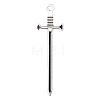 Tibetan Style Alloy Big Pendants AL-CBAC014-01AS-03-1