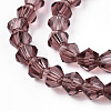 Bicone Glass Beads Strands EGLA-P016-4mm-03-3