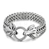Fox Viking 304 Stainless Steel Wheat Chain Bracelets for Men FS-WGC8E20-11-1
