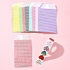 45Pcs 9 Colors White Kraft Paper Bags CARB-FS0001-02-7
