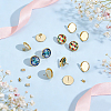 304 Stainless Steel Stud Earring Findings STAS-UN0064-99B-2