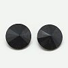 Pointed Back Glass Rhinestone Cabochons X-RGLA-T086-14mm-02-2