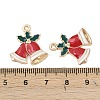 Christmas Alloy Enamel Pendants FIND-I067-02KCG-04B-3