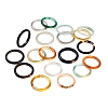 Dyed & Heated Natural Agate Finger Rings for Women RJEW-Z075-01A-1