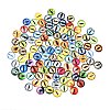 Printed Transparent Glass Cabochons GL-CBAA22A-01-3