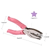 Star Hole Punch with Soft-Handled TOOL-WH0046-04-2