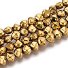 Electroplate Glass Beads Strands EGLA-N017-05A-B02-1