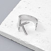 Non-Tarnish 201 Stainless Steel Finger Rings RJEW-H223-04P-K-2