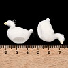 Flocking Opaque Resin Pendants RESI-F064-A05-3