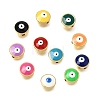 Brass Enamel Beads KK-CBA0E55-03G-1
