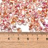 Transparent Baking Paint Glass Seed Beads SEED-P006-02B-02-4