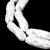 Electroplated Glass Shell Pearl Beads Strands BSHE-B009-C01-7x21mm-3