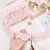 5M Double Layer Polyester Pleated Lace Ribbon OCOR-CY0003-97B-3