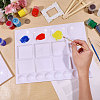 Rectangle Plastic Watercolor Oil Palette AJEW-WH0696-655-3