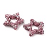Star Shape Polymer Clay Rhinestone Beads CLAY-NH0001-06P-2