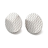 Non-Tarnish 304 Stainless Steel Stud Earrings Findings STAS-B041-01P-2