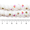 Printing Glass Beads for Necklaces Bracelets Making GLAA-B020-03A-07-5