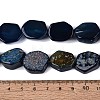Dyed Natural Agate Beads Strands G-Q606-23E-02-4