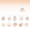 10Pcs Starry Bouquet PET Waterproof Stickers PW-WGEFAAE-06-1