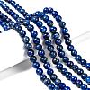 Natural Lapis Lazuli Bead Strands X-G-G953-01-8mm-4