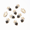 10Pcs Alloy Enamel Pendants ENAM-YW0004-58A-1