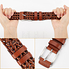 Braided Imitation Leather Chain Belts AJEW-WH20020-053E-6