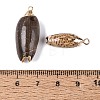 Electroplate Natural Spiral Shell Pendants SSHEL-Q100-48G-3