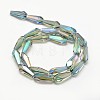 Full Rainbow Plated Faceted teardrop X-EGLA-J096-FR05-2