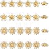 24Pcs 2 Style Brass Beads FIND-FH0004-18-1