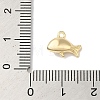 Brass Micro Pave Clear Cubic Zirconia Pendants KK-U013-04G-3