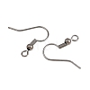 Brass Earring Hooks KK-S075-B-NF-3