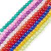 Crackle Glass Beads Strands CCG-Q001-6mm-M-2