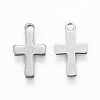 201 Stainless Steel Tiny Cross Charms STAS-L197-32P-2