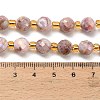 Electroplated Natural Druzy Geode Crystal Beads Strands G-F833-P01-8mm-6