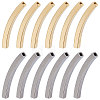 20Pcs 2 Colors 304 Stainless Steel Tube Beads STAS-SC0004-16-1