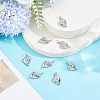 10Pcs Brass Micro Pave Cubic Zirconia Pendants ZIRC-BBC0003-79P-4