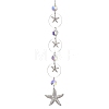 Glass Hanging Suncatchers HJEW-JM04584-2