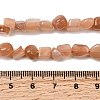 Natural Peach Moonstone Beads Strands G-P601-A19-02-5