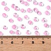 6/0 Inside Colours Transparent Glass Seed Beads X1-SEED-T007-07G-4