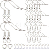 200Pcs Brass Earring Hooks KK-SP0001-44P-1