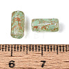 Picasso Transparent Glass Bugle Beads SEED-N010-02G-3