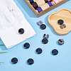 10Pcs Brass Cufflinks BUTT-ME0001-39-4