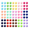 300Pcs 15 Colors Opaque Acrylic Beads SACR-TA0001-13-12