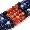 Natural & Synthetic Mixed Gemstone Beads Strands G-D080-A01-01-09-4