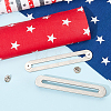 4Pcs 304 Stainless Steel & Brass Brooches JEWB-CP00001-4