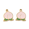Fruit 304 Stainless Steel Enamel Pendants SA-CBA49D2-11G-13-1