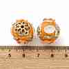 Handmade Resin Indonesia Round Beads IPDL-P005-23KCG-01-3
